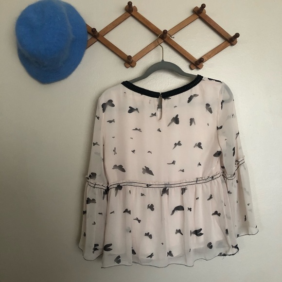 Chelsea & Violet Butterfly Bell Sleeve Blouse - Picture 2 of 10